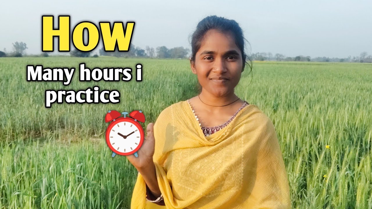 How many hours i practice ⏰........