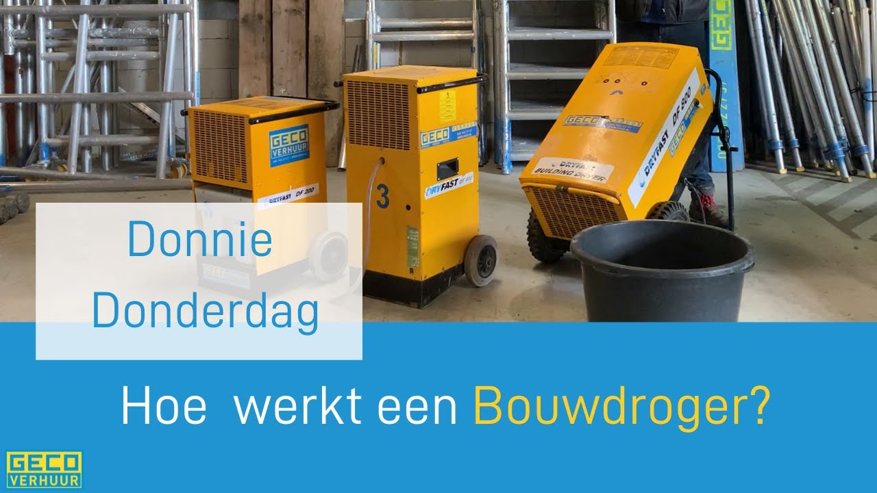 Hoe werkt een Bouwdroger? | Uitleg over Bouwdrogers | GECO Verhuur