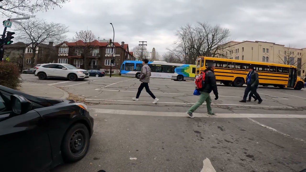 Montreal - From Hampstead to Mile End, Day time, Winter 2023