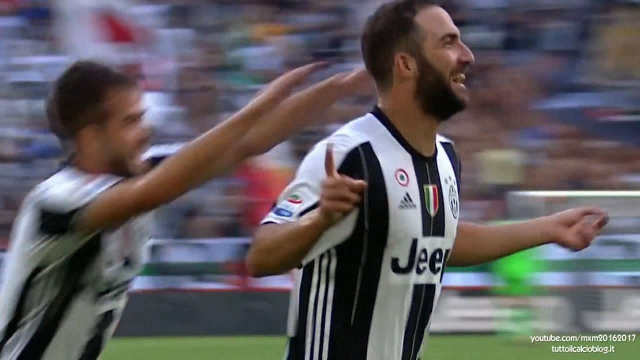 Juventus-Sassuolo 3-1 - Doppietta di GONZALO HIGUAIN - Radiocronaca di Francesco Repice (10/9/2016)