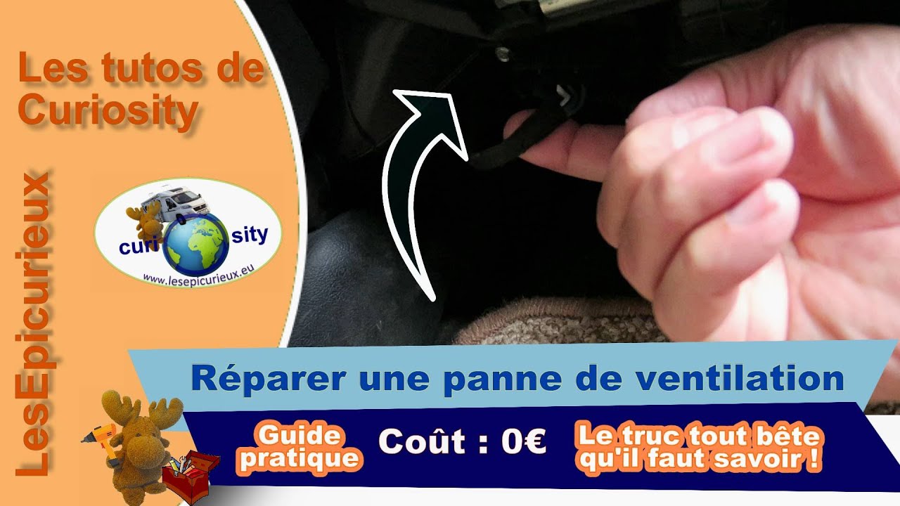 😮Une galère facile à réparer : panne de ventilation en camping-car ! Voici un guide de réparation...