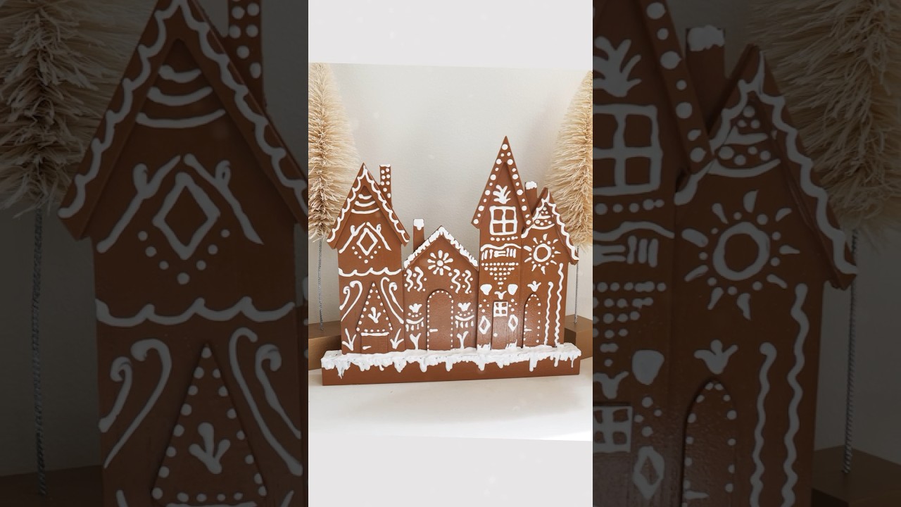 Gingerbread Dollar Tree DIY #christmasdollartreediy2023