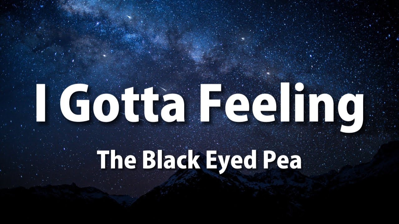 The Black Eyed Peas - I Gotta Feeling (Lyrics)