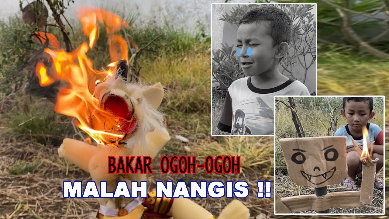 BAKAR OGOH-OGOH !!! Deo dan Adik Vano menangis 😭🤪 #ogohogoh #bakarogohogoh #ogohogohdibakar