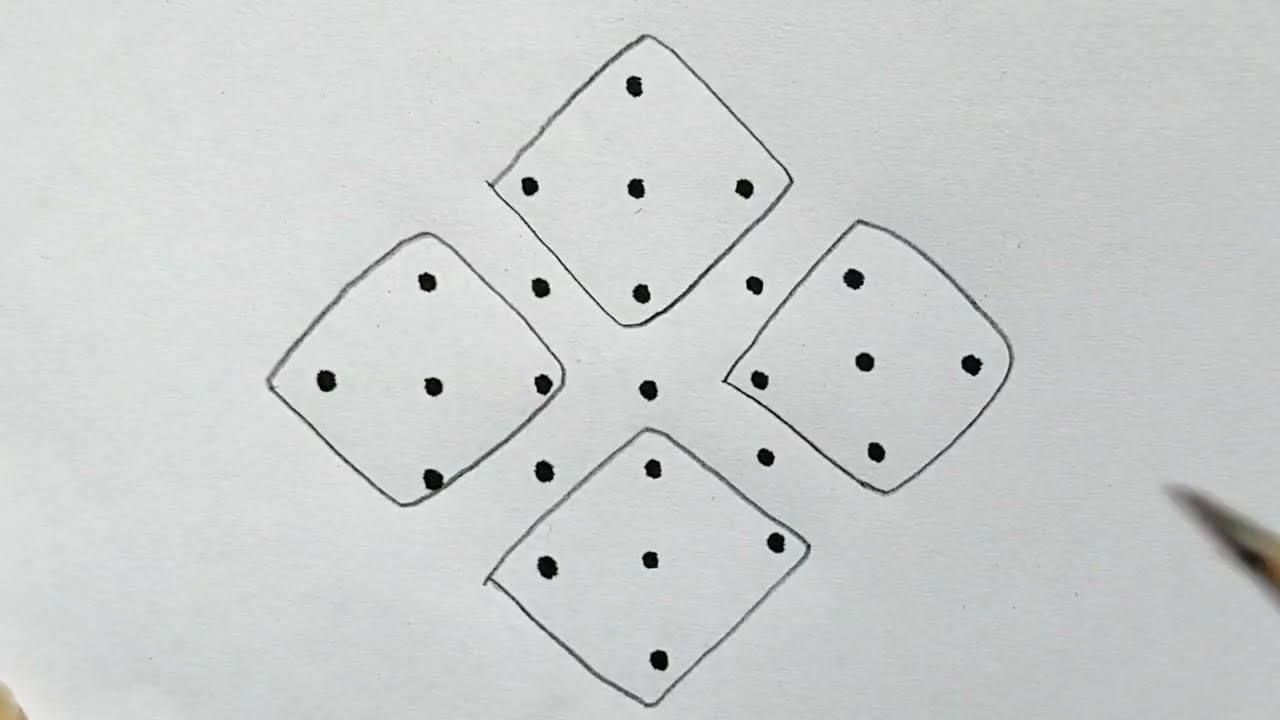 7 days 7 padi kolam🌺easy kolam🌺Daily kolam🌺@jagasrangoli#shorts#subscribe#trending#rangoli#kolam#art