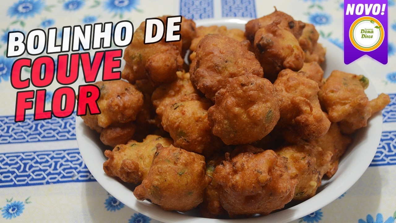 BOLINHO DE COUVE-FLOR | COMO FAZER BOLINHO DE COUVE FLOR MACIO E SEQUINHO #110