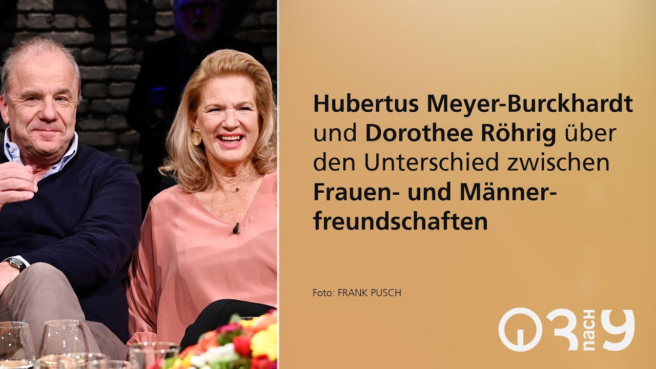 Hubertus Meyer-Burckhardt und Dorothee Röhrig im ersten gemeinsame Talkshow-Auftritt // 3nach9