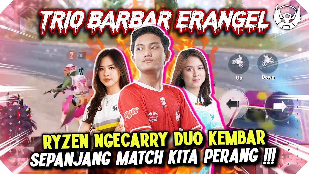 TRIO BARBAR ERANGEL !!! RYZEN NGECARRY BABYLA DAN MUTE SAMPE CHICKEN DINNER !!! | Ryzen Gaming