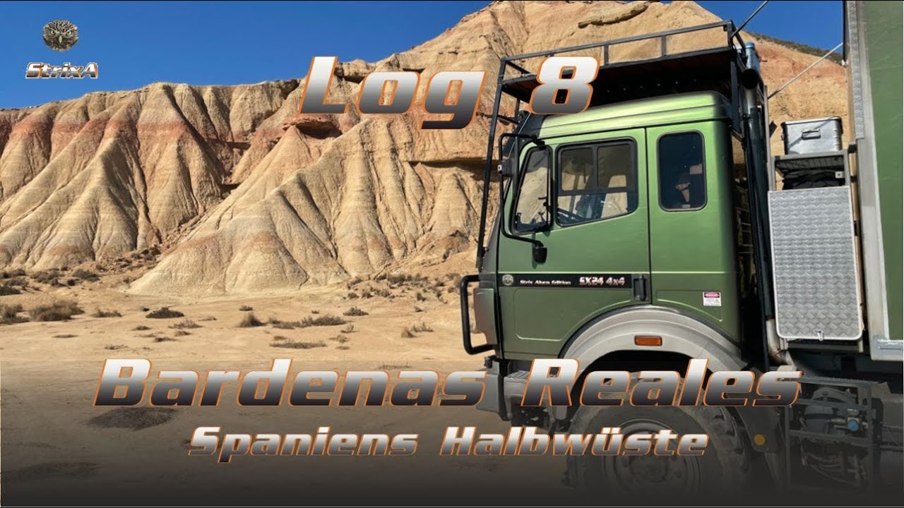 Log 8 Mit dem Expeditionsmobil offroad durch die Halbwüste Bardenas Reales