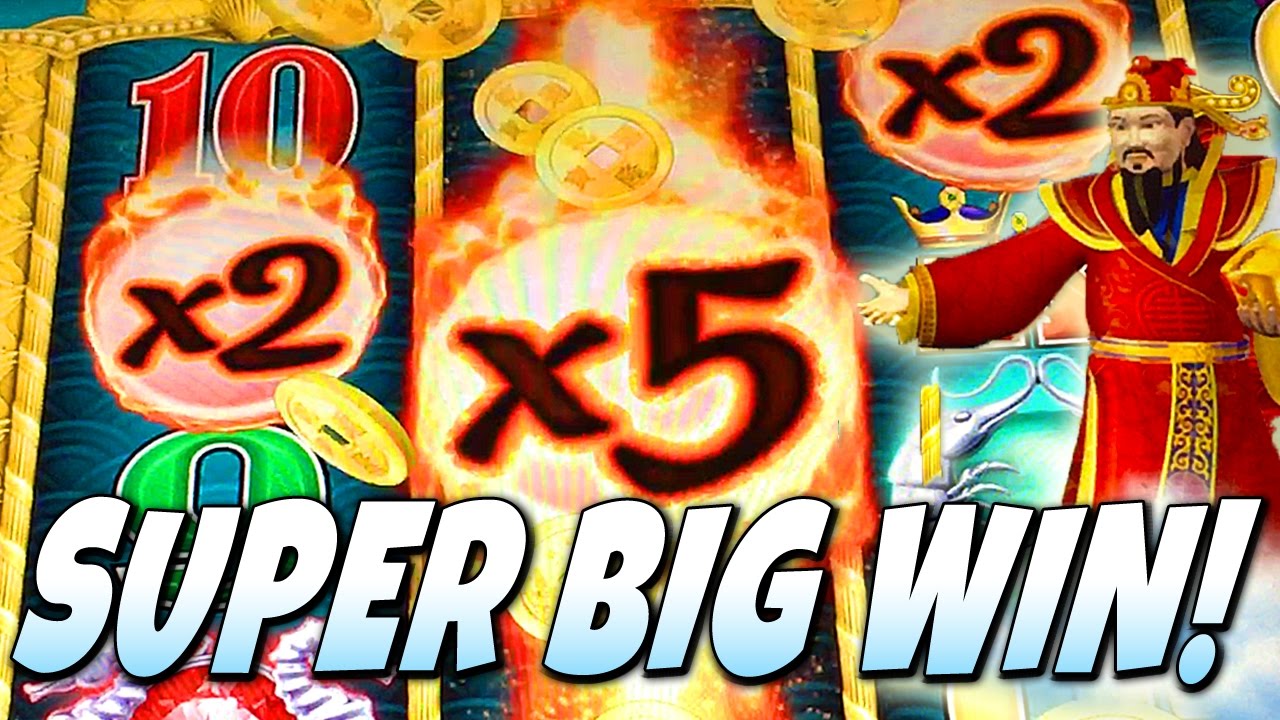 ★ SUPER BIG WIN!! ★ DRAGON OF THE EASTERN OCEAN SLOT MACHINE BONUS