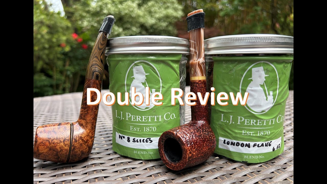 Double Review | L.J. Peretti No.8 Slice & London Flake | top quality VaPer's yet so different!!