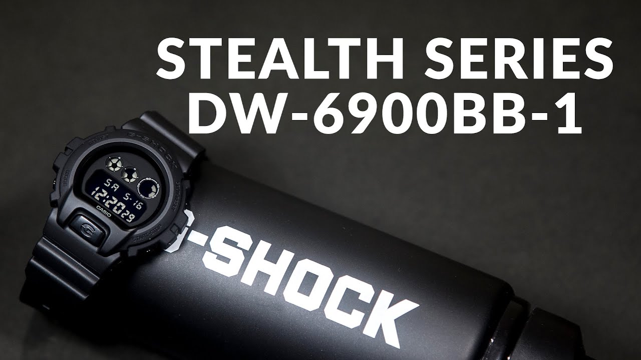 STEALTH SERIES - CASIO G-SHOCK DW-6900BB-1