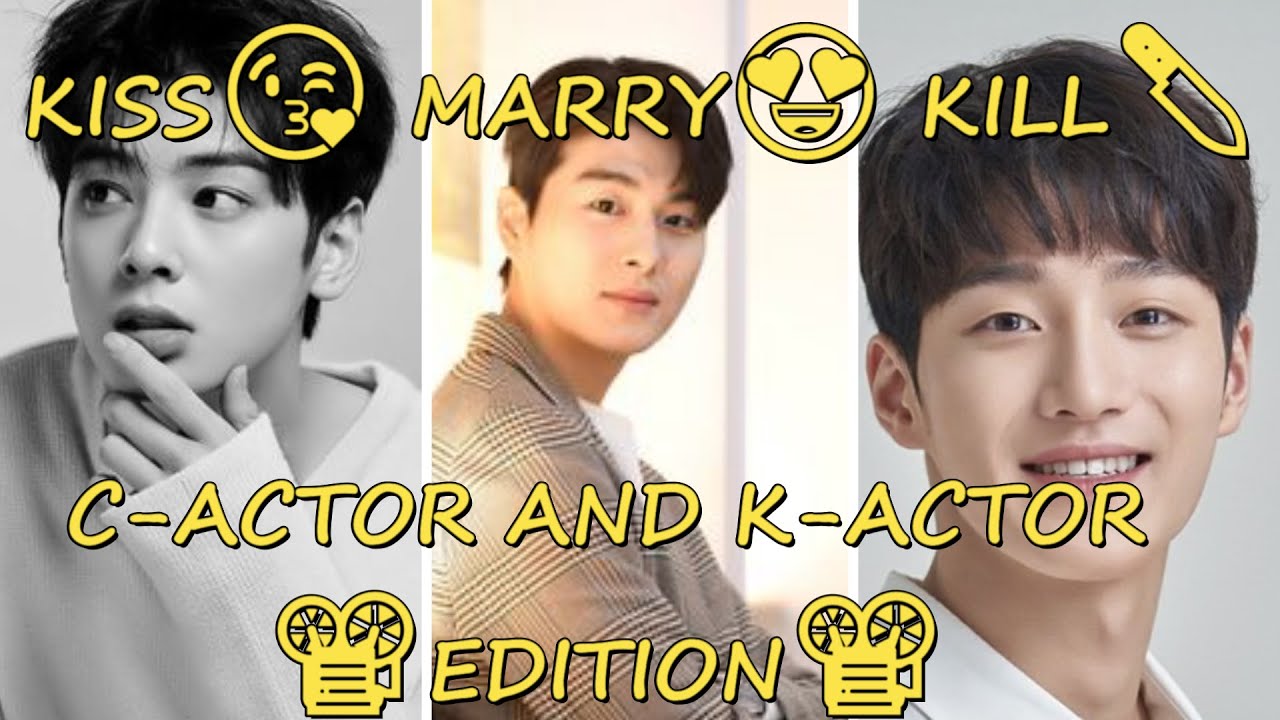 [KPOP GAME] MARRY KILL KISS K-ACTOR AND C-ACTOR EDITION