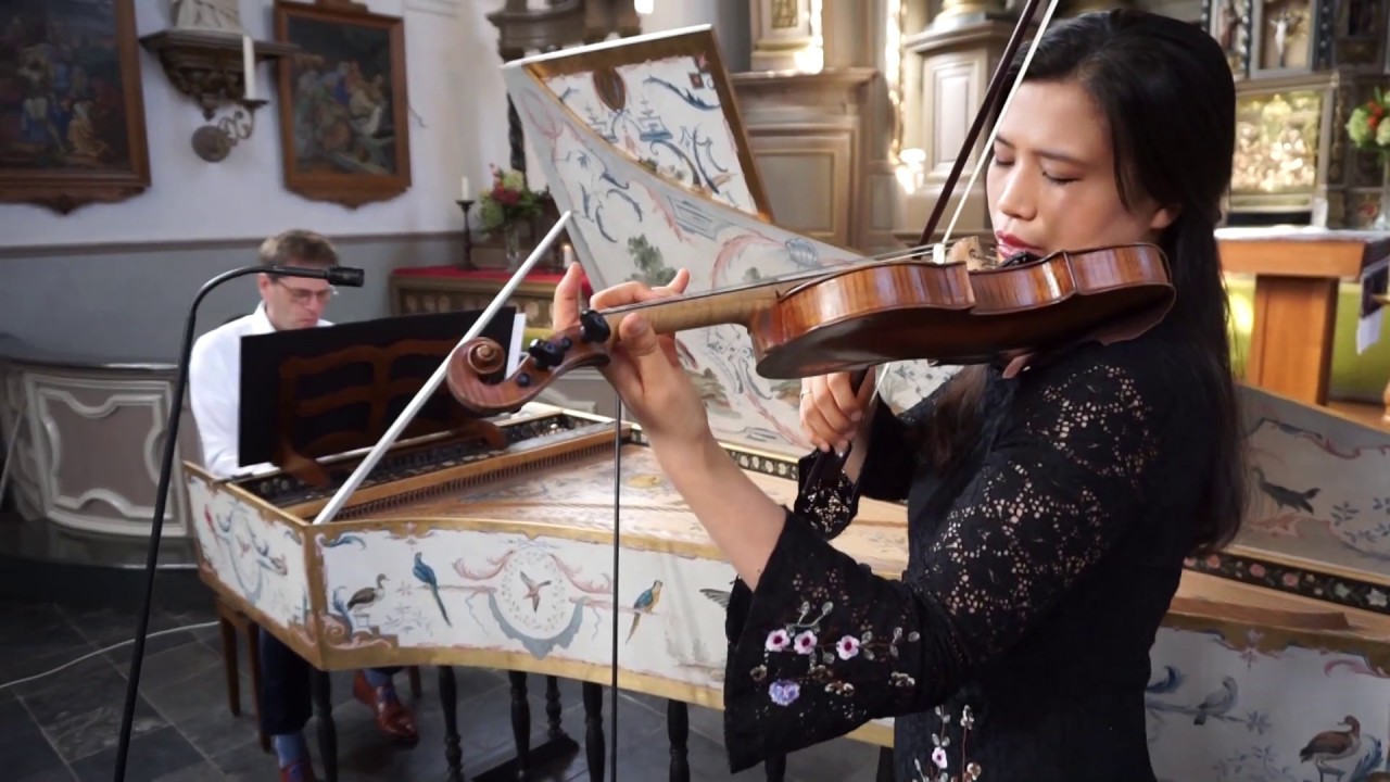 JS Bach Sonata in B minor BWV 1014, i Adagio  - Duo Belder Kimura