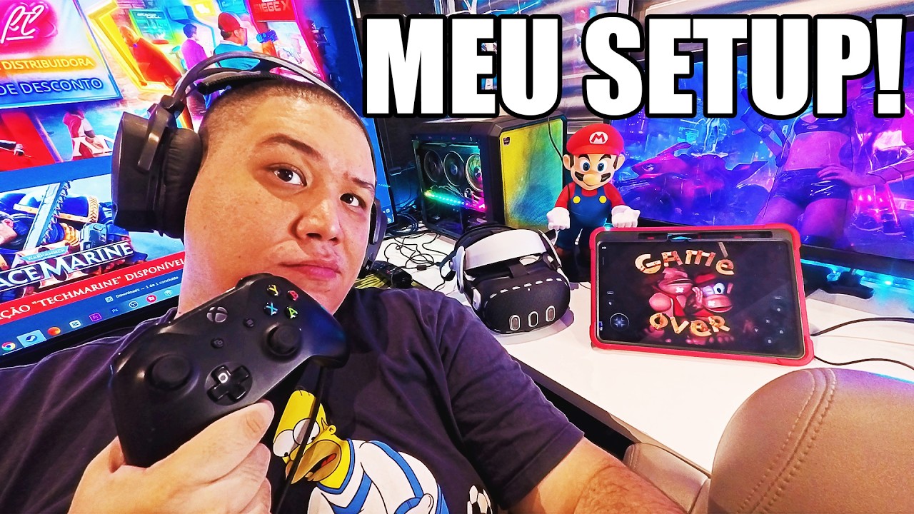 MEU SETUP COMPLETO! Meu Quarto Gamer