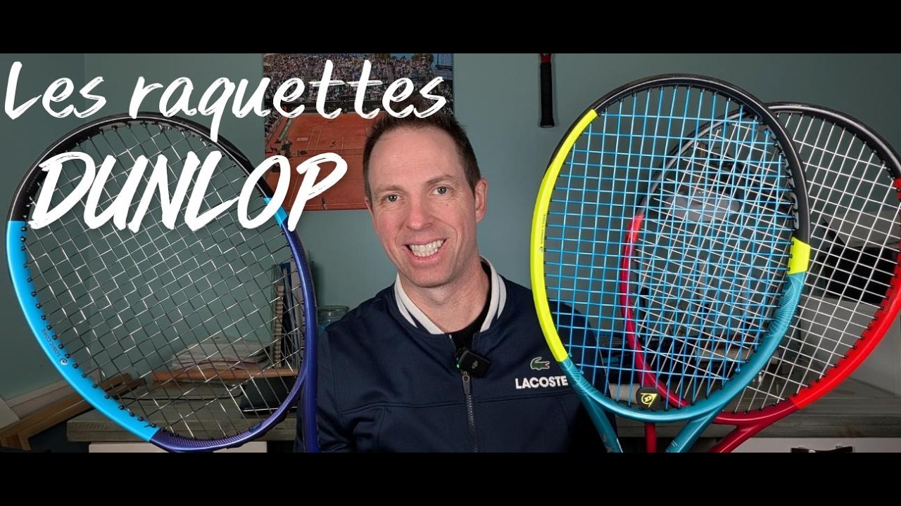 Les raquettes de tennis DUNLOP  2026