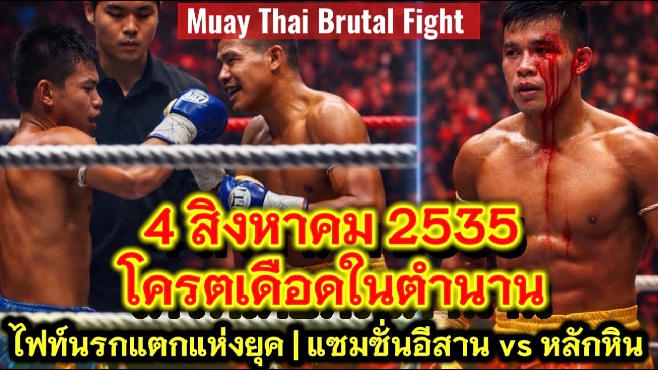 ไฟท์เดือดระดับประวัติศาสตร์! แซมซั่นอีสาน vs หลักหิน วสันตสิทธิ์ | ศอกกระจาย เลือดสาดทั้งเวที 