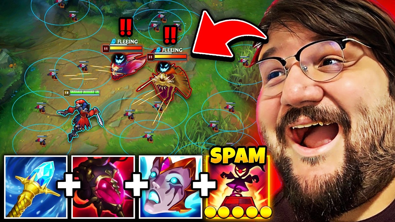 THE MOST ANNOYING WAY TO PLAY AP SHACO... (SPAM BOXES EVERYWHERE)