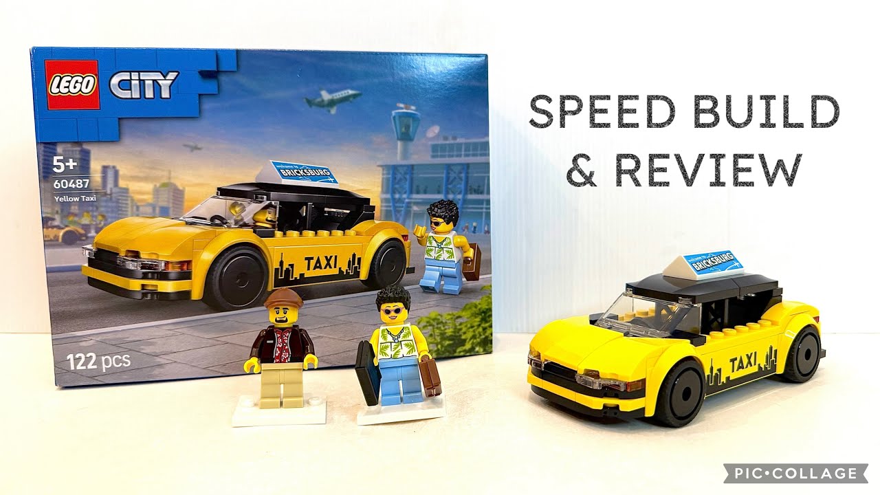 2026 LEGO City 60487 Yellow Taxi SPEED BUILD & REVIEW!!!