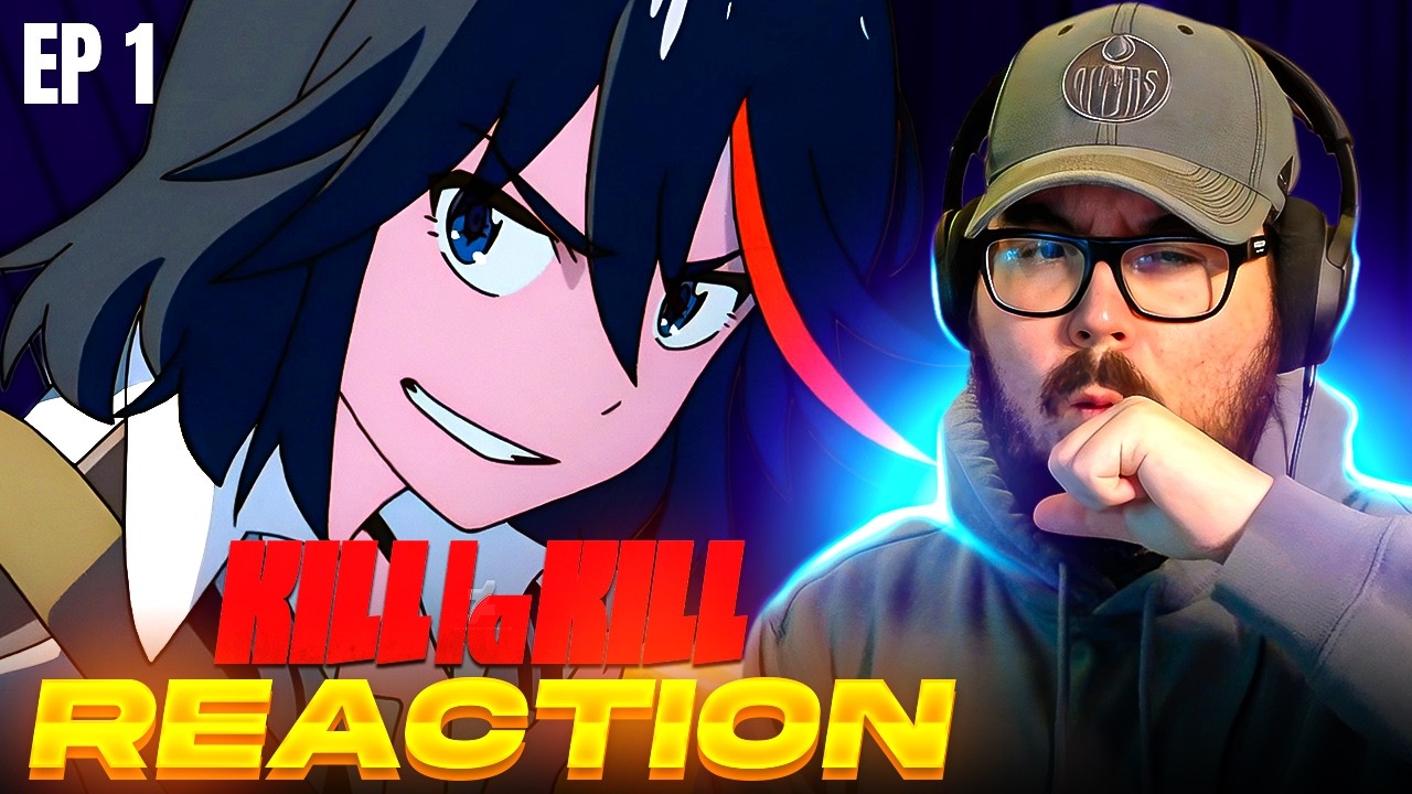 Kill la Kill Episode 1 Reaction | I WAS NOT READY FOR THIS!!!
