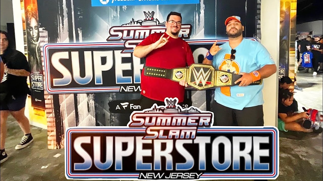 WWE SUMMER SLAM SUPERSTORE NJ 2025!