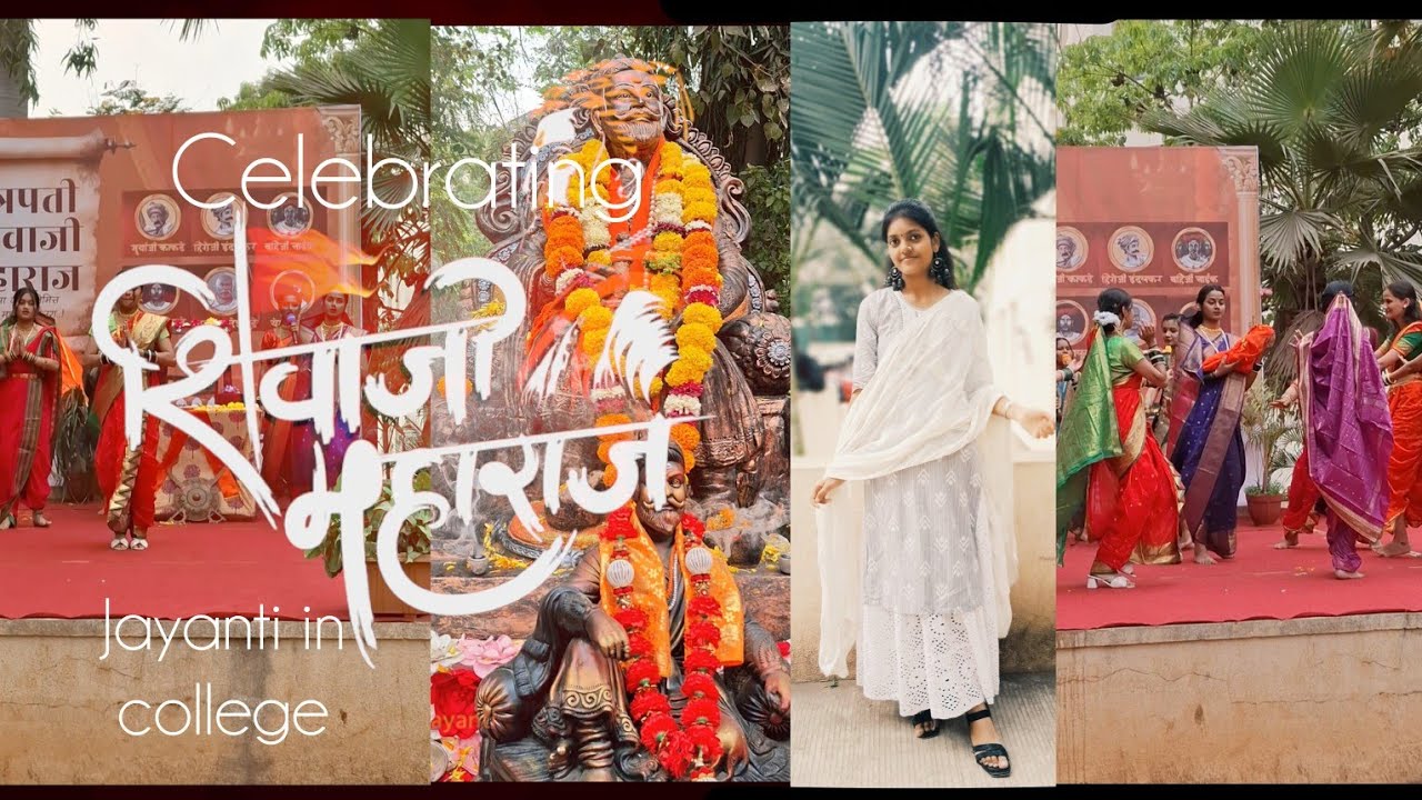 College मध्ये Shiv Jayanti असा साजरा केला! 😍✨#MarathiVlogger#TraditionalVibes#ProudMarathi