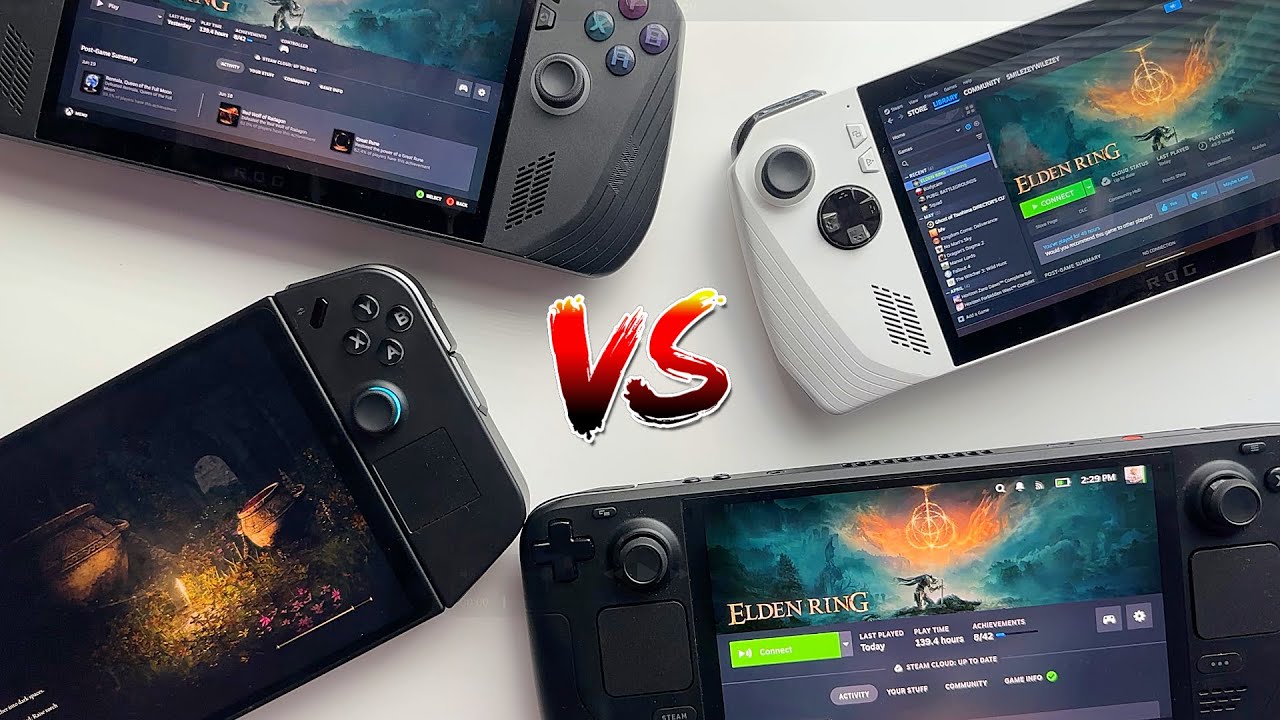 Rog Ally X VS Ally, Steamdeck, Legion GO (Battery, Performance and more)