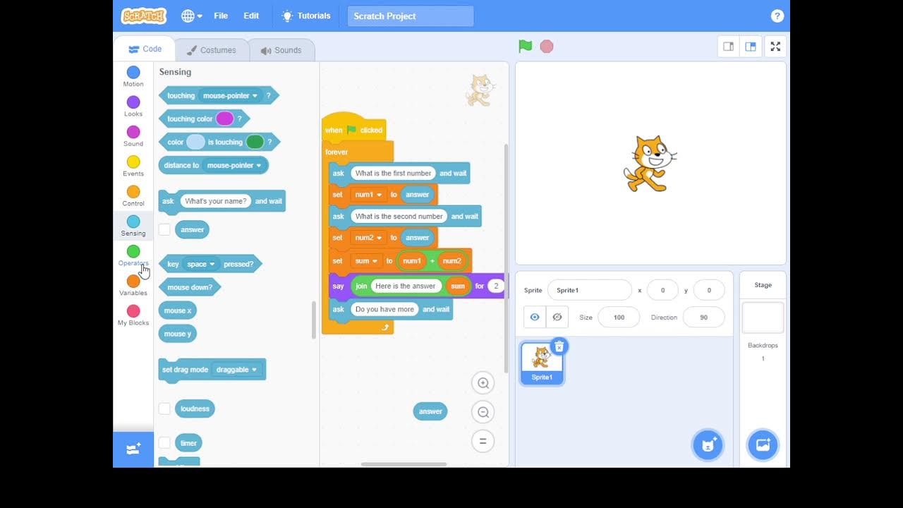 How to Add Variable to scratch