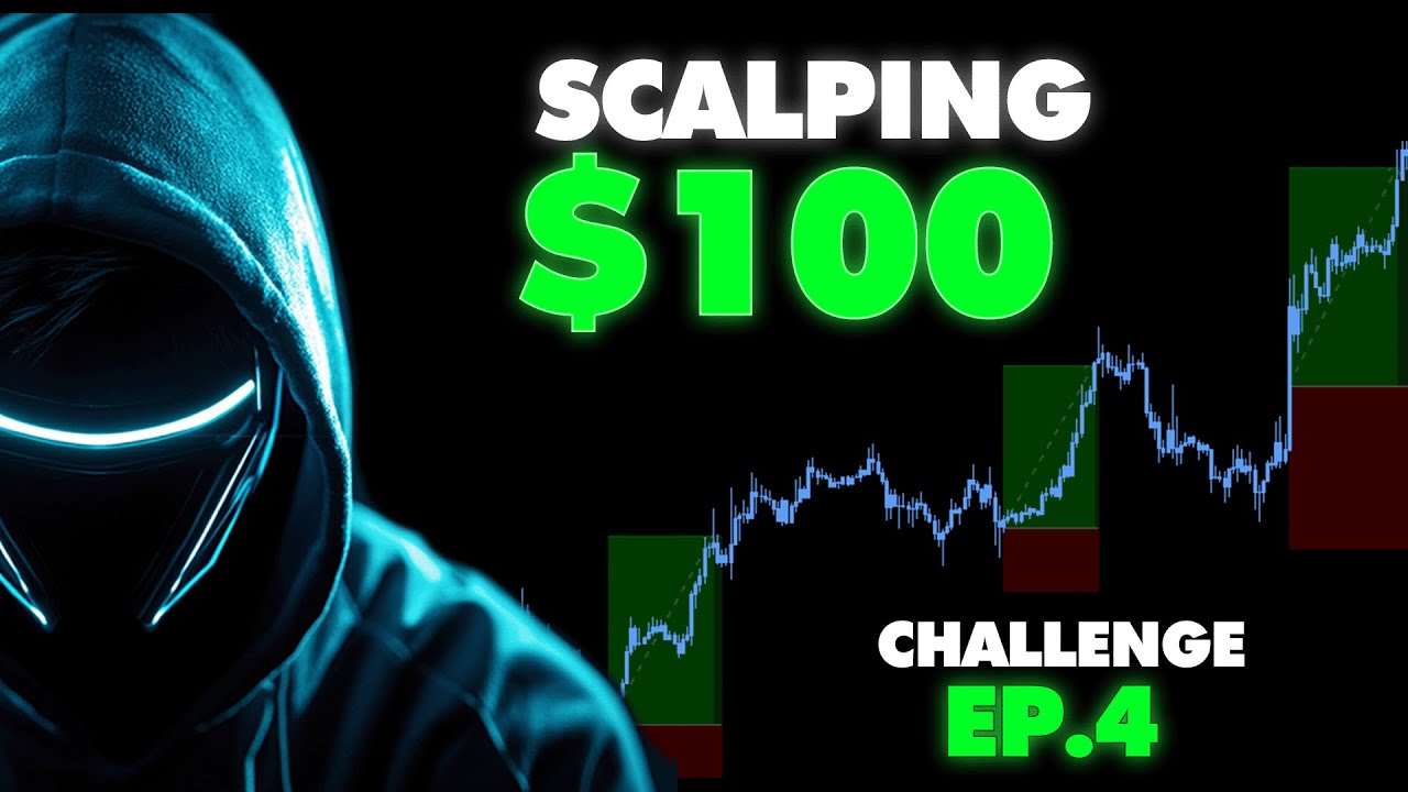Scalping Crypto on the 5 Min Time Frame ($100 Trading Challenge EP.4)