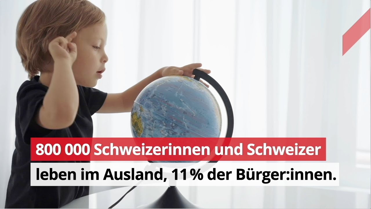 800'000 Schweizerinnen und Schweizer wohnen im Ausland