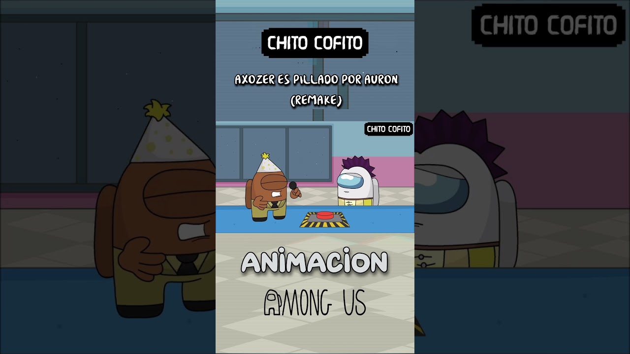 Axozer Es Pillado Por Auron (REMAKE) Among Us Animado (Perxitaa, Violeta)