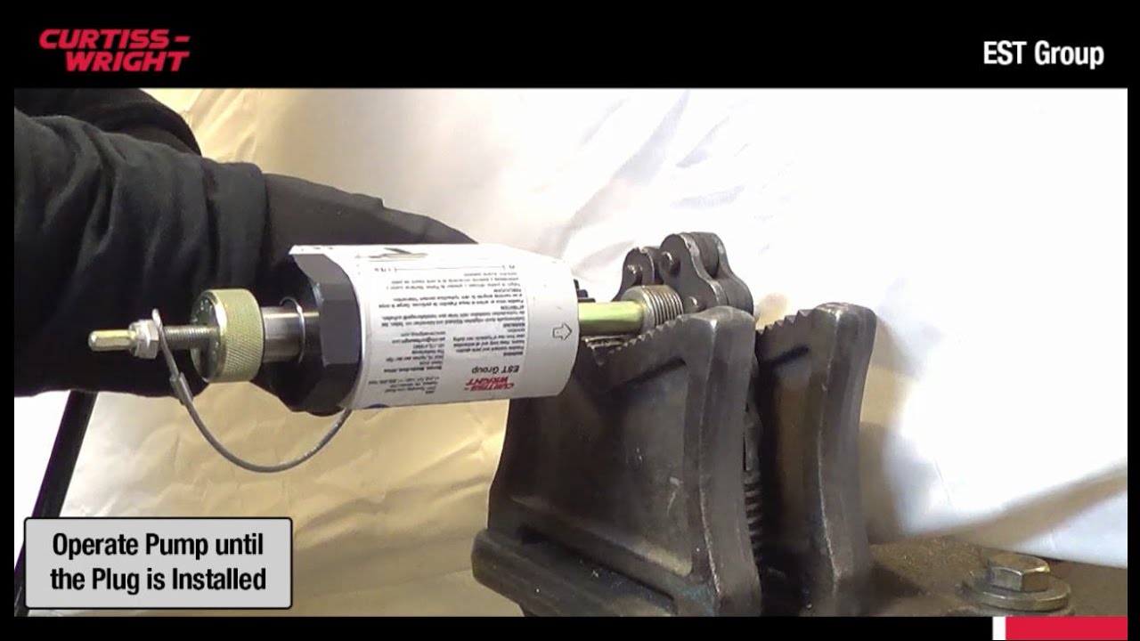 Pop-A-Plug® Tube Plug Installation,  6000 PsiG Test, and Removal