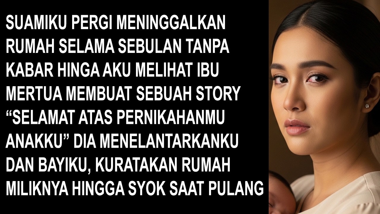 SUAMIKU PERGI MENINGGALKAN RUMAH SELAMA SEBULAN TANPA KABAR DAN MENIKAH LAGI, KUBALAS DIA DENGAN..