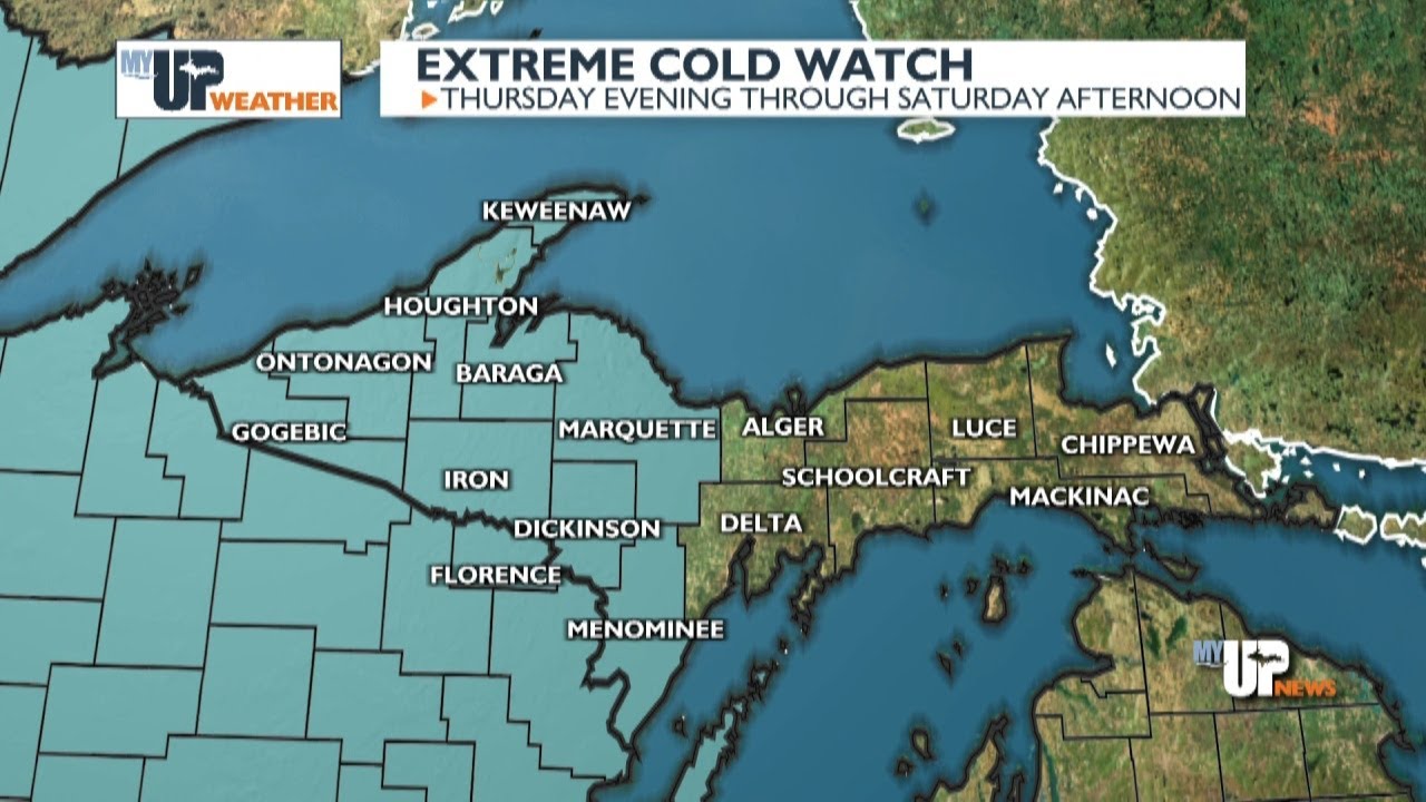 My UP Weather: Bitter cold temperatures with dangerous to possibly life threatening windchills