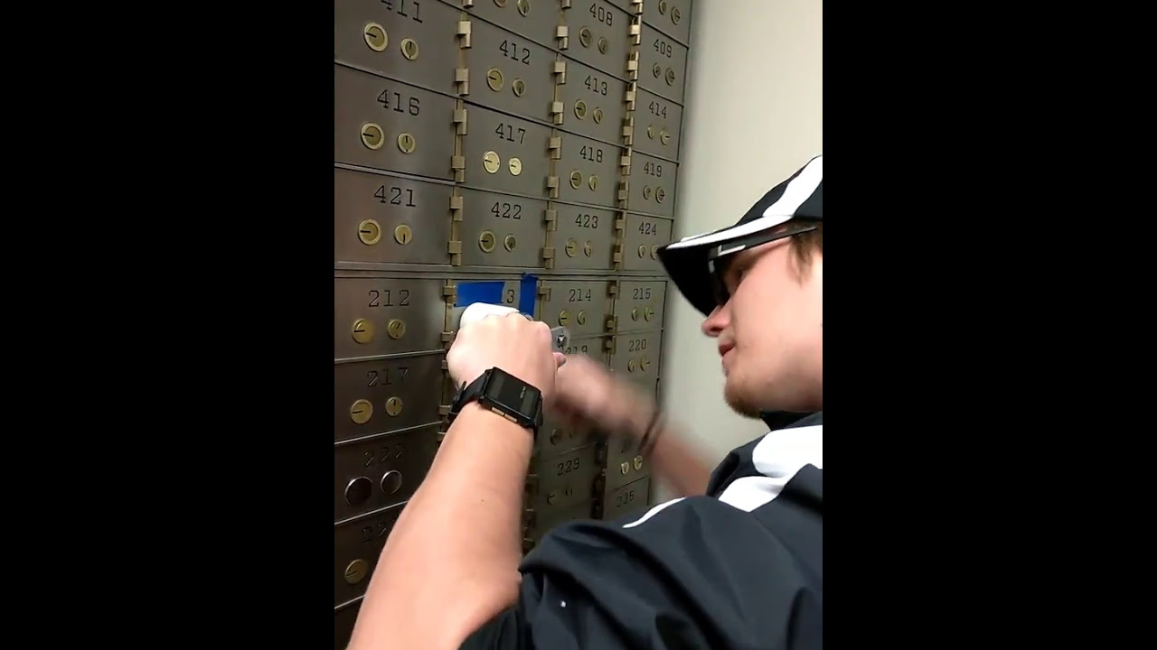 Key Man Lock & Safe Company Drilling Safe Deposit Boxes