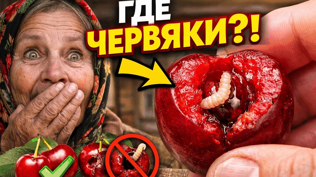 Старики делали это вовремя — и вишня почти не была червивой