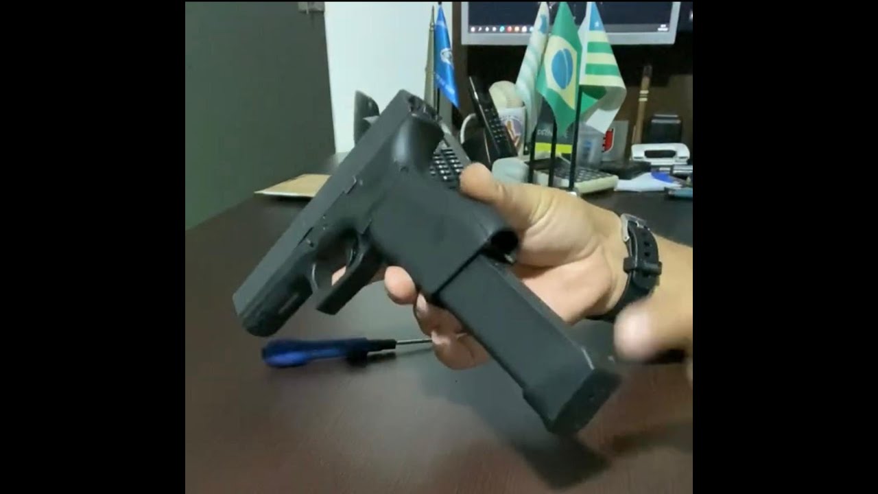 Seletor Rajada Glock 9mm (Kit Roni n&atilde;o transforma NADA).