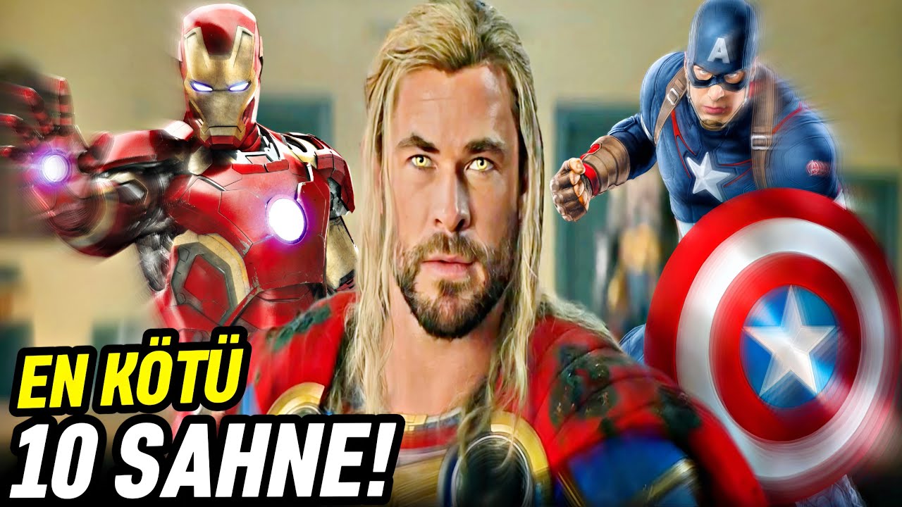 MARVEL FİLMLERİNDE EN ÇOK NEFRET EDİLEN 10 SAHNE | 2024 Sıralaması