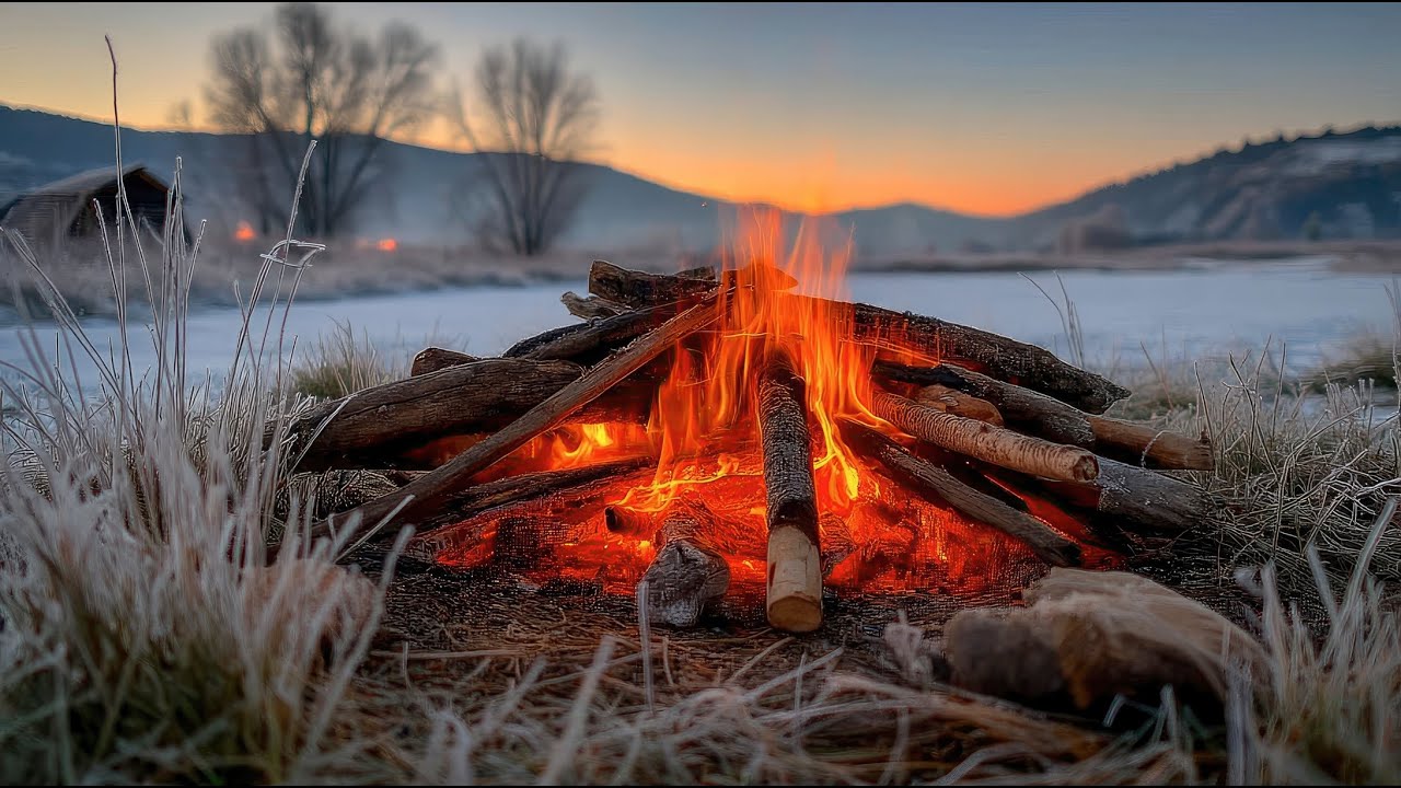 Winter Fireplace Sounds for Deep Rest and Anxiety Relief