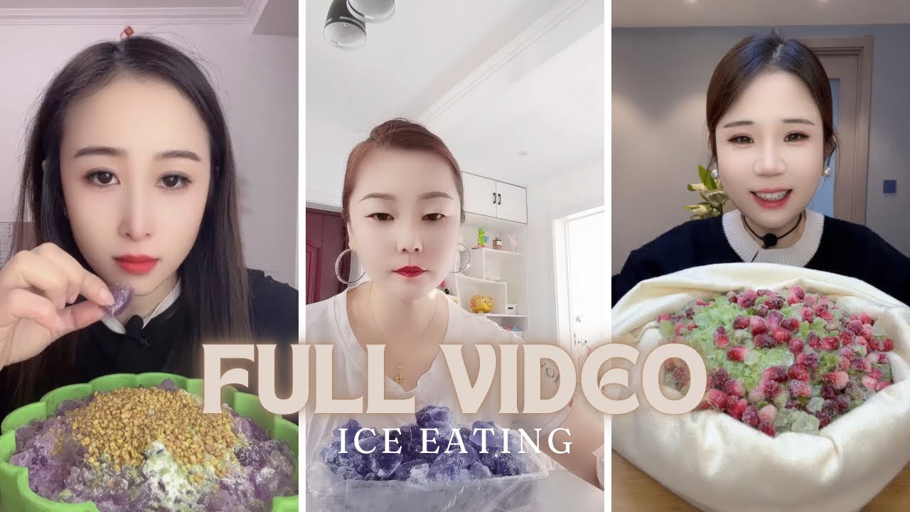 FULL VIDEO | CRUSHED ICE & CRUNCHY ICE EATING ASMR