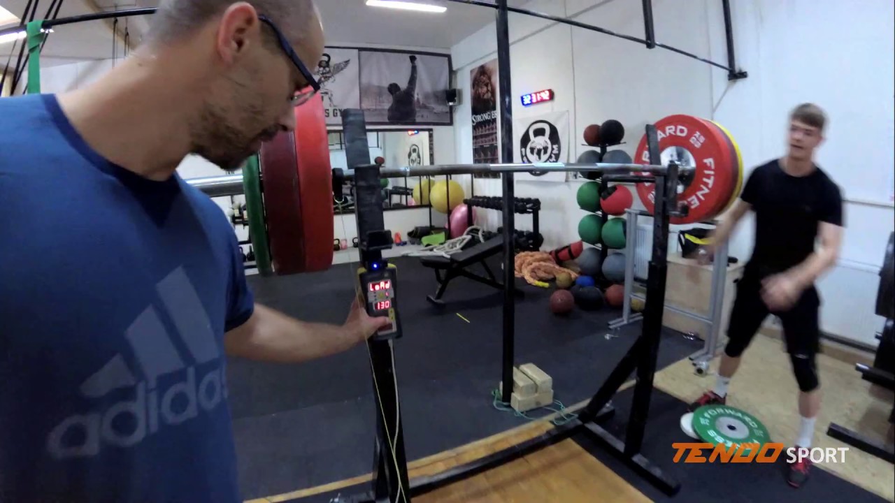 Tendo Unit in Training - Back Squat