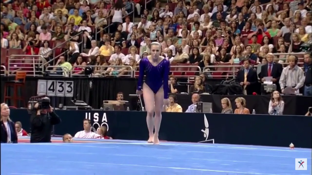 Gymnastics Scoring - (D+E Score) Chellsie Memmel FX 2008 (2017-21 CoP)