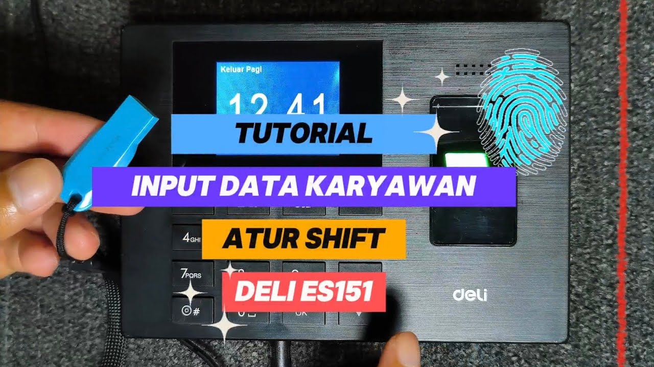 Cara Setting Mesin Absen Deli ES151: Input Data Karyawan & Atur Shift (Lengkap!)