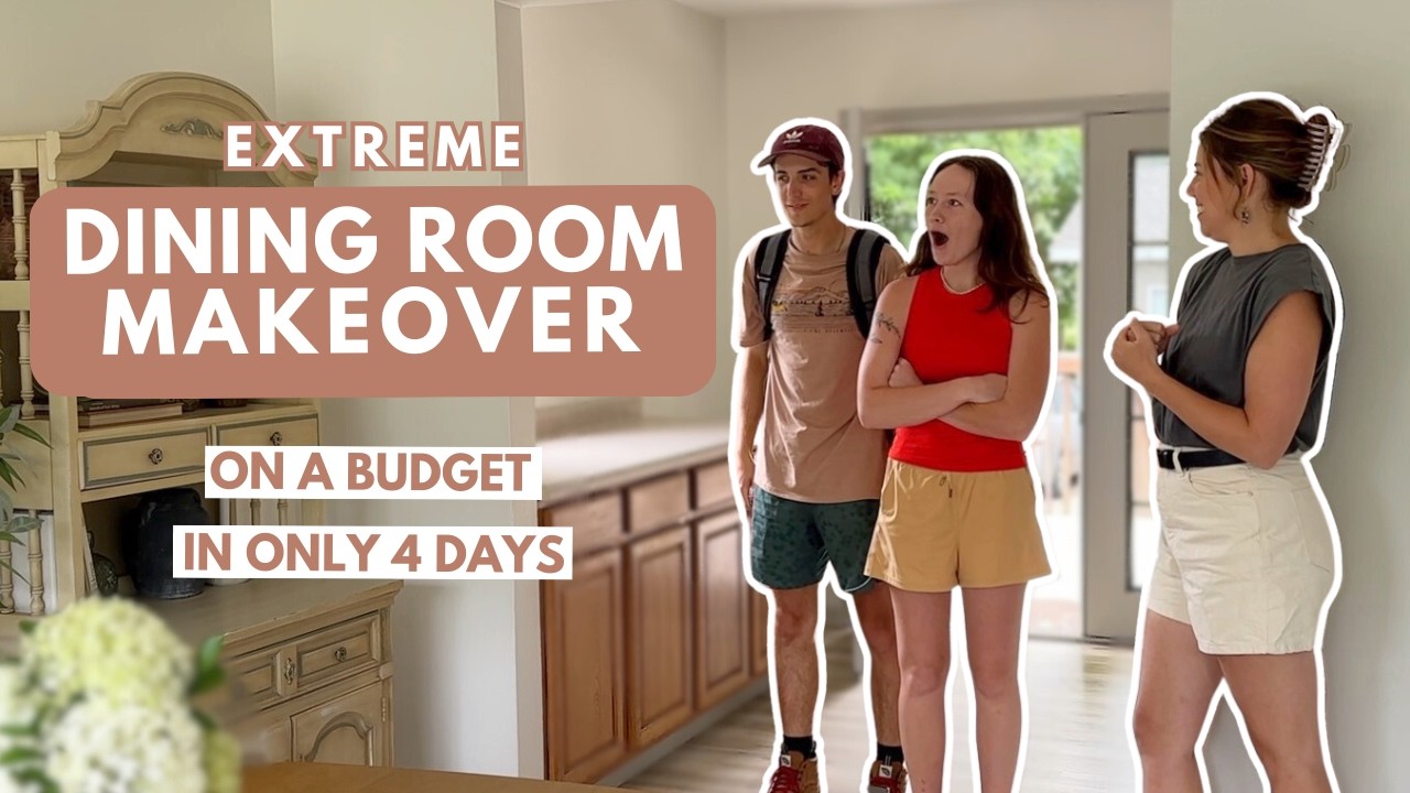 $500 DINING ROOM MAKEOVER | decor shopping, decorating, and a SURPRISE reveal