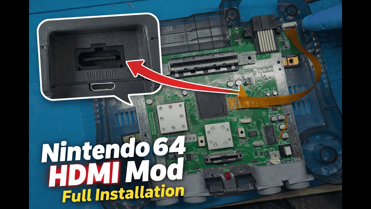Nintendo 64 HDMI Mod Full Installation