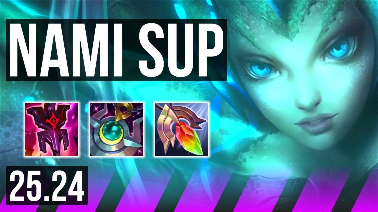 NAMI & Miss Fortune vs LUX & Jhin (SUP) | Good KDA: 1/1/33 | EUW Master | 25.24