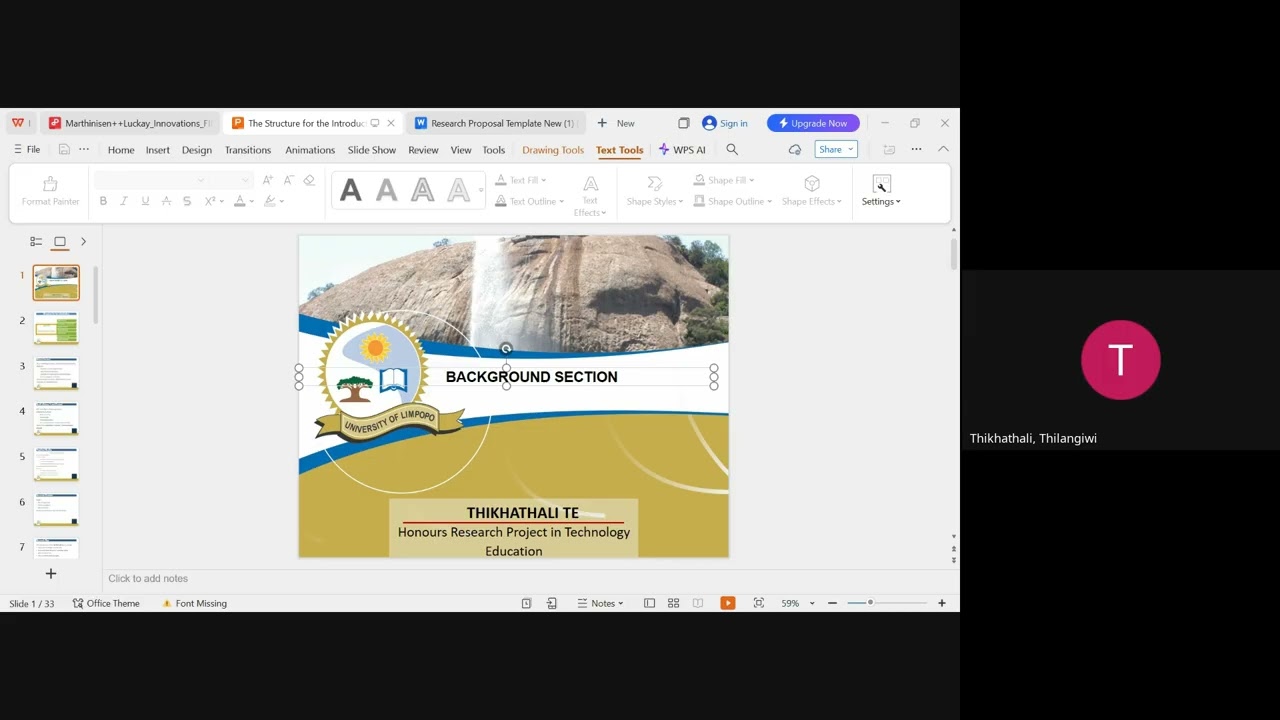 Session 1   Writing the Background Context of your Proposal    2026 02 21 08 59 SAST   Recording