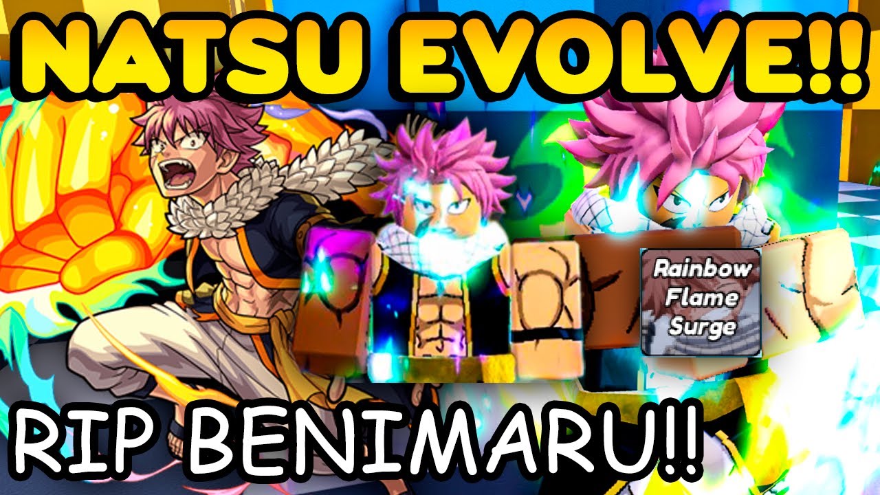 NOVO MAIOR BURN DO JOGO!! NATSU 6 RAINBOW FLAMES NO ALL STAR TOWER DEFENSE!!