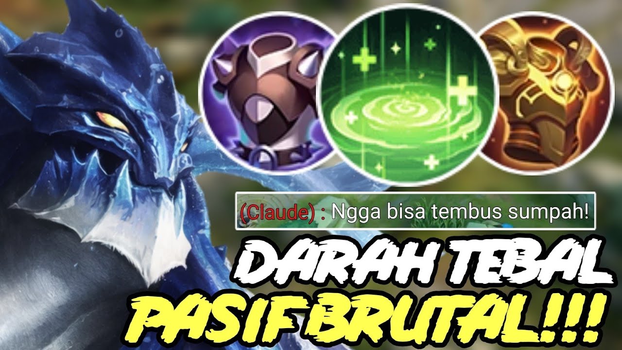 INI SIH BUILD BATU NAMANYA‼️AUTO KEBAL KEROYOK MAKIN SUSAH MATINYA 🤣‼️100% NO COUNTER‼️ MLBB 