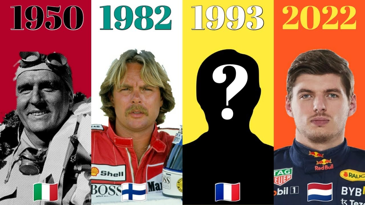 Seluruh juara dunia F1/Formula1 dari musim pertama sampai musim sekarang (1950-2022)
